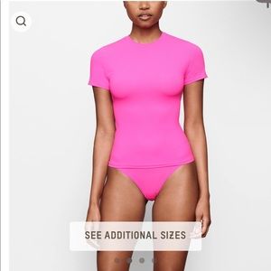 Skims Neon Pink Valentines Day Fits Everybody T Shirt